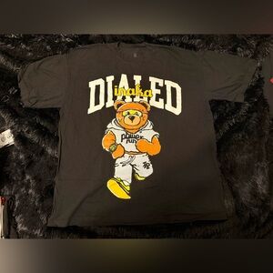 Inaka Power Dialed Graphic Tee Black XL Bear Streetwear Shirt